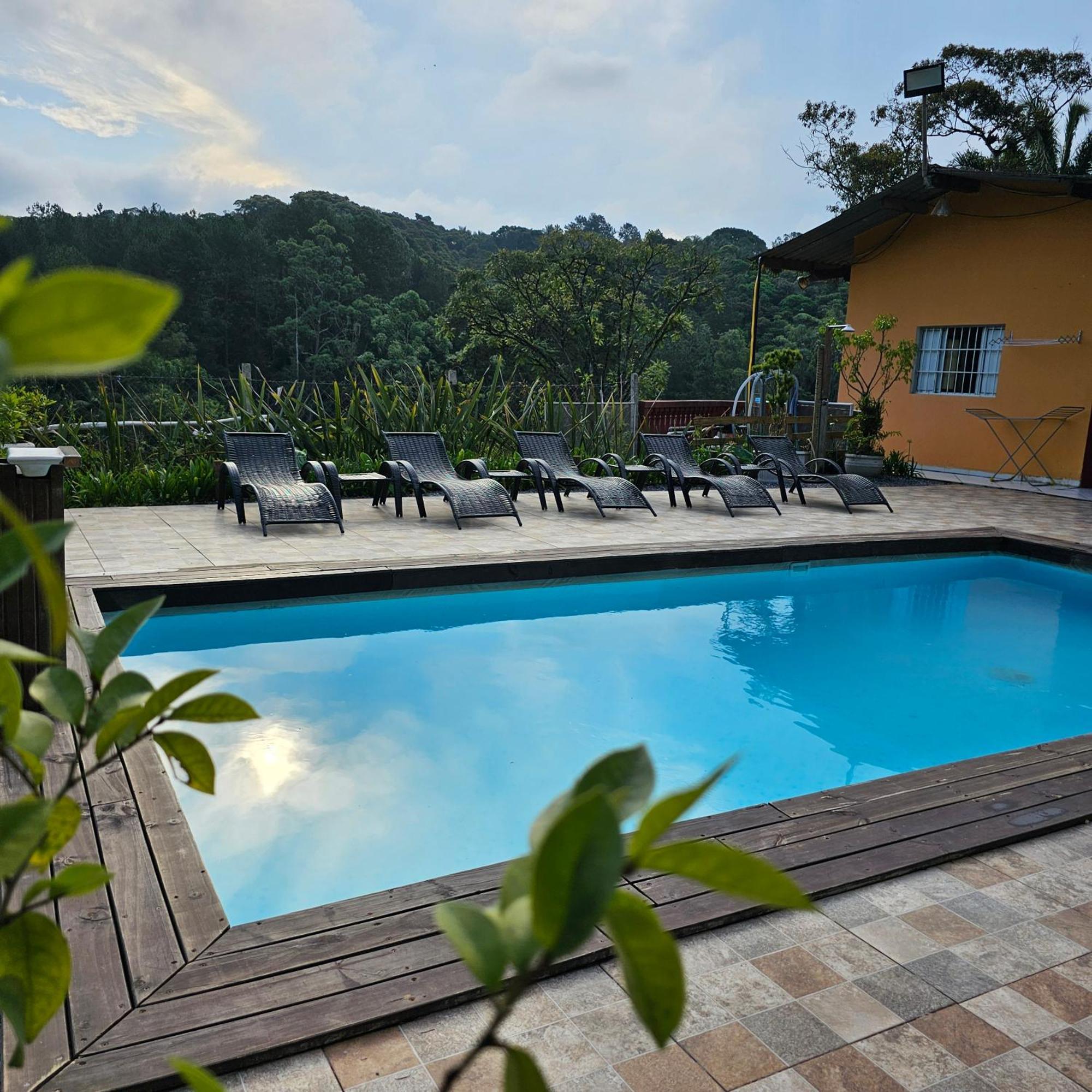 Piscina Aquecida 65Km De Sao Paulo Capital Sitio Chacara Casa Villa Juquitiba Kültér fotó